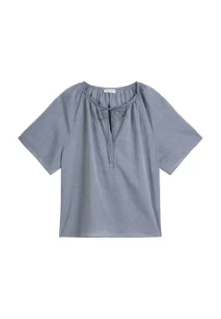 Damen Bluse aus Baumwoll-Chambray Relaxed Fit