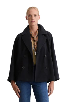 Damen Cabanjacke mit Wolle