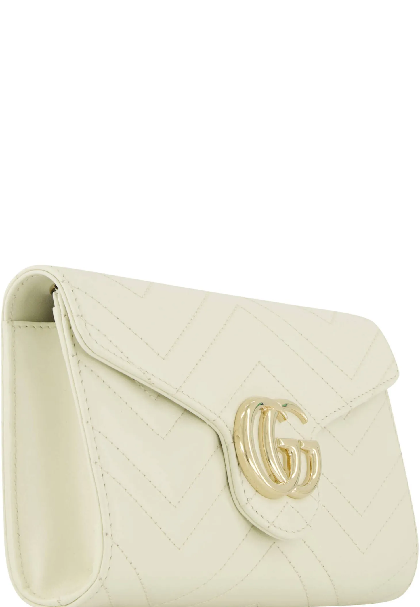 Damen Clutch aus Matelassé-Leder Small