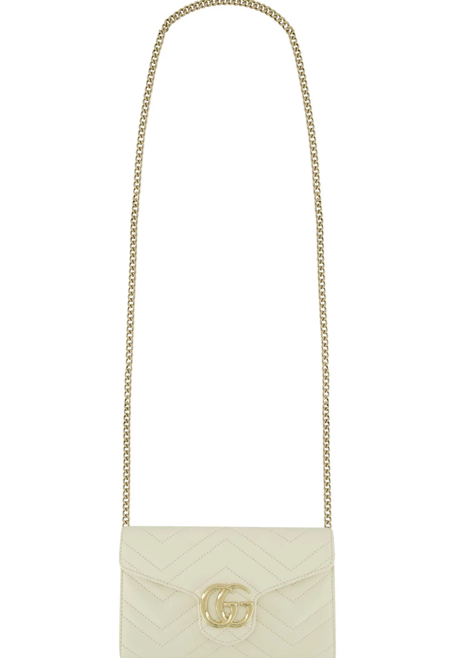 Damen Clutch aus Matelassé-Leder Small