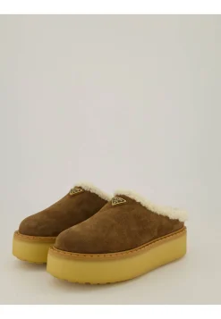 Damen Hausschuhe aus Wildleder WINTER CREPES MULE