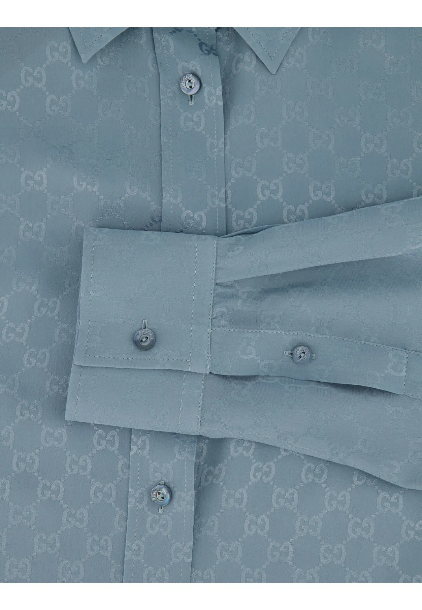 Damen Hemdbluse aus Seide GG Oversized Fit