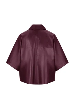 Damen Hemdjacke aus Lammleder