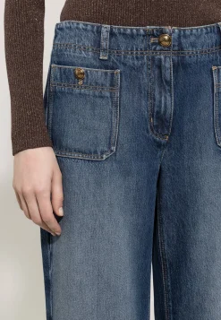 Damen Jeans WIDELEG-TENCEL-DENIM