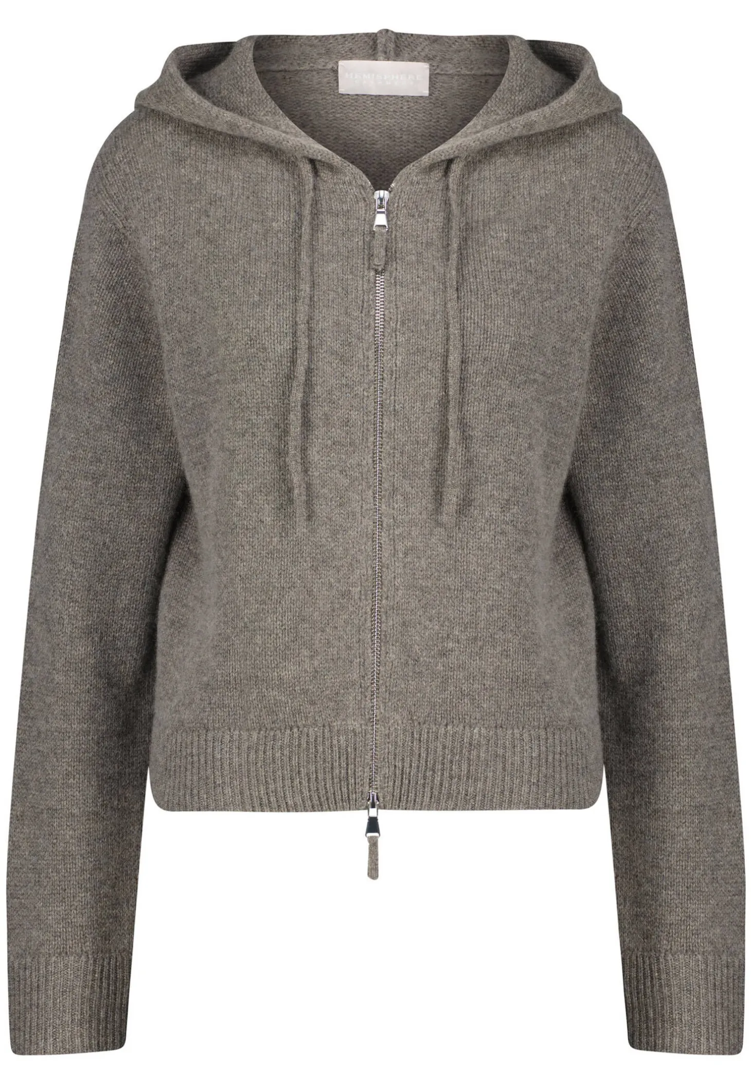 Damen Kaschmir-Strickjacke mit Kapuze HOODY CARDIGAN