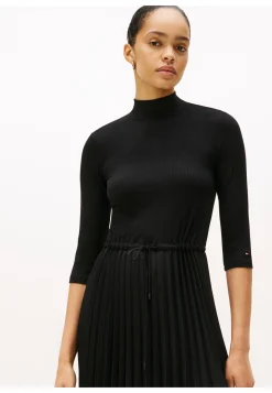 Damen Kleid plissiert