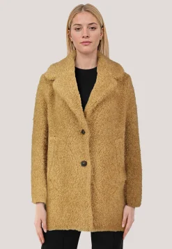 Damen Kurzmantel mit Alpaka BOUCLE