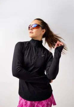 Damen Laufshirt DASH 1/2 ZIP 3.0