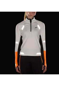 Damen Laufshirt RUN VISIBLE 1/2 ZIP 2.0 W