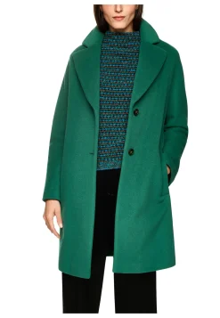 Damen Mantel mit Alpaka und Schurwolle