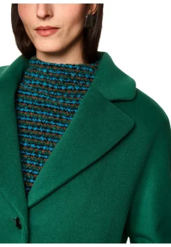 Damen Mantel mit Alpaka und Schurwolle