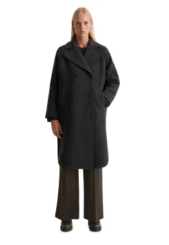 Damen Mantel mit Recycling-Wolle