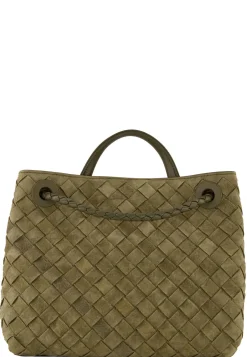 Damen Schultertasche ANDIAMO SMALL SUEDE INTRECCIATO