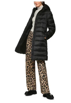 Damen Steppmantel mit Kapuze