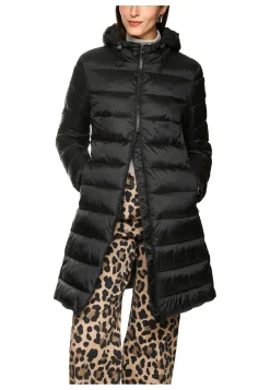 Damen Steppmantel mit Kapuze