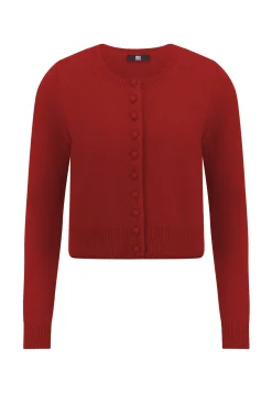 Damen Strickjacke aus Merinowolle und Kaschmir