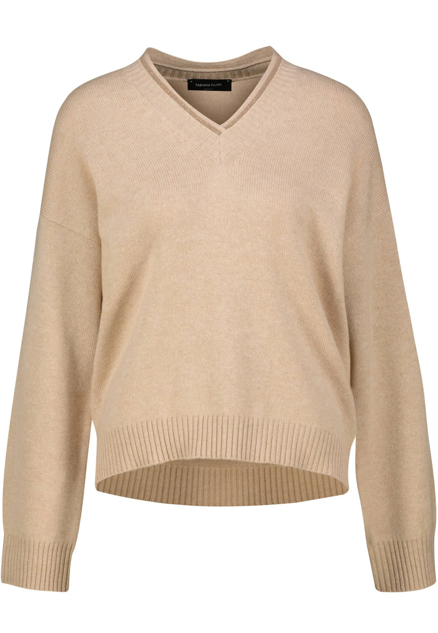 Damen Strickpullover mit Schmuckstein-Besatz PLATINUM