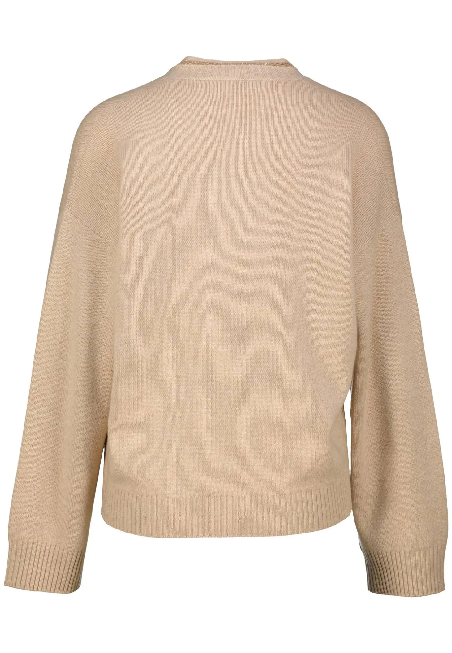 Damen Strickpullover mit Schmuckstein-Besatz PLATINUM