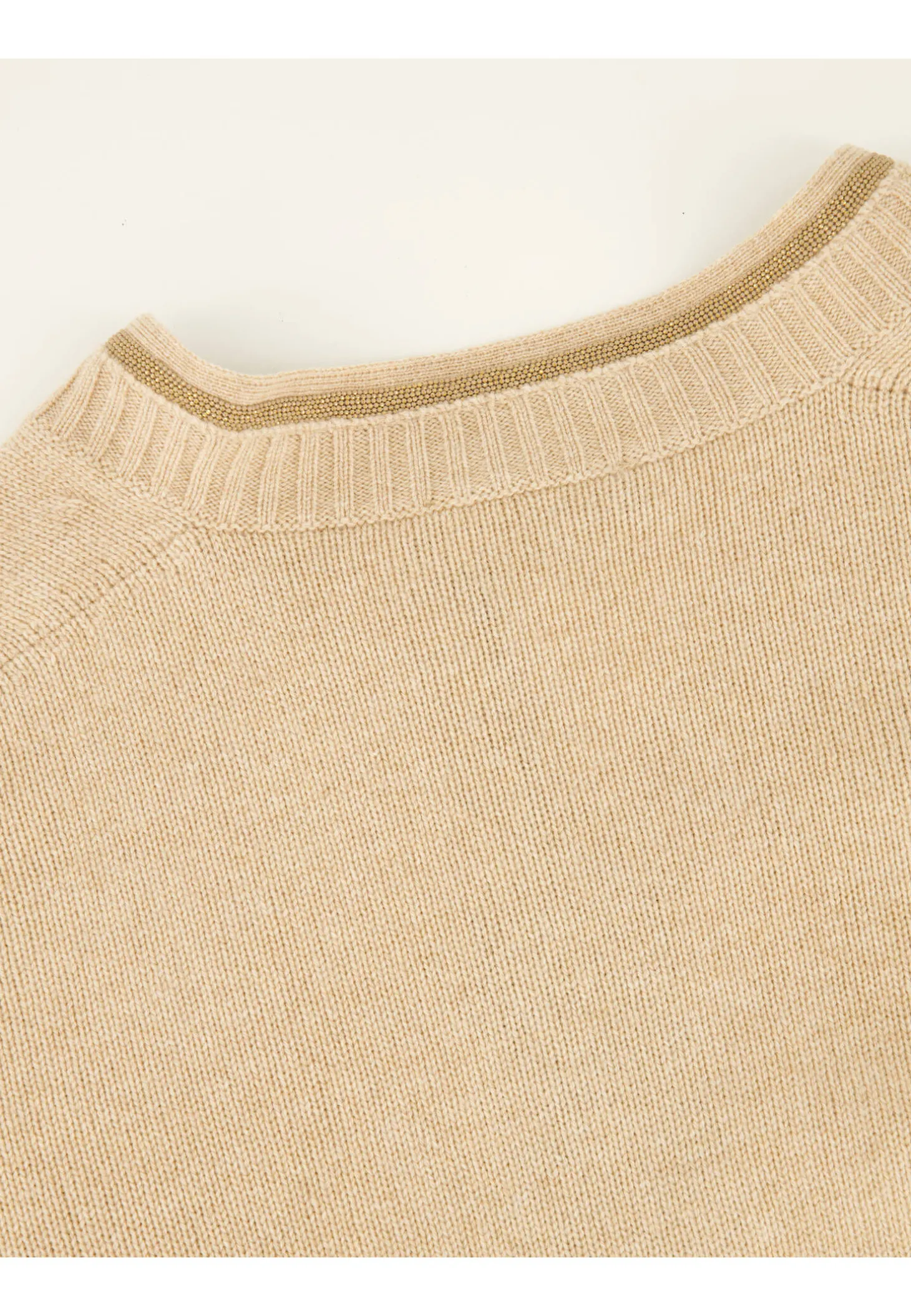 Damen Strickpullover mit Schmuckstein-Besatz PLATINUM