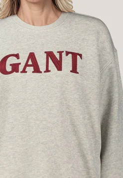 Damen Sweatshirt mit Logo-Stickerei