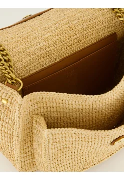 Damen Umhängetasche NIKI M RAFFIA