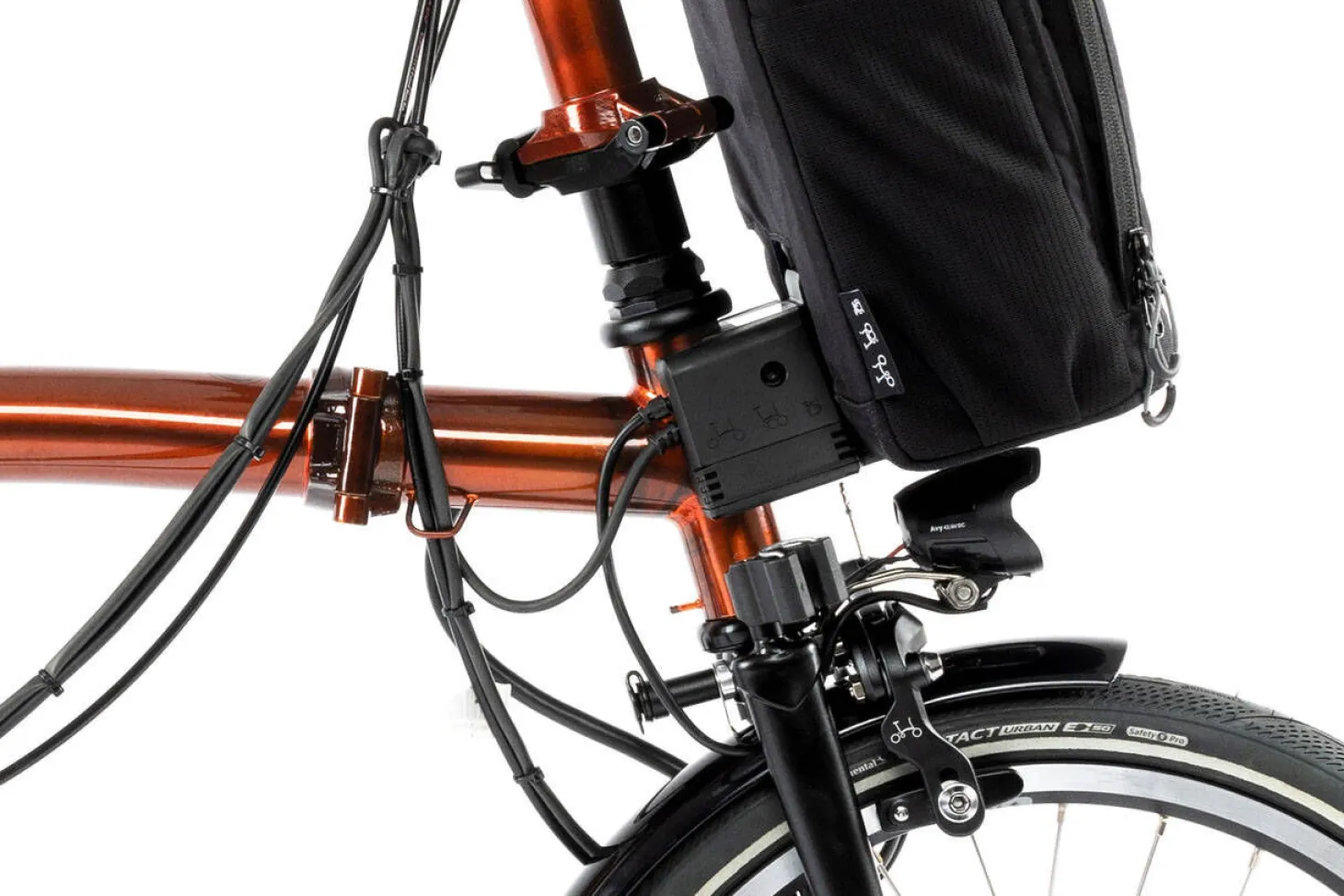 Faltbares E-Bike C LINE ELECTRIC FLAME LACQUER
