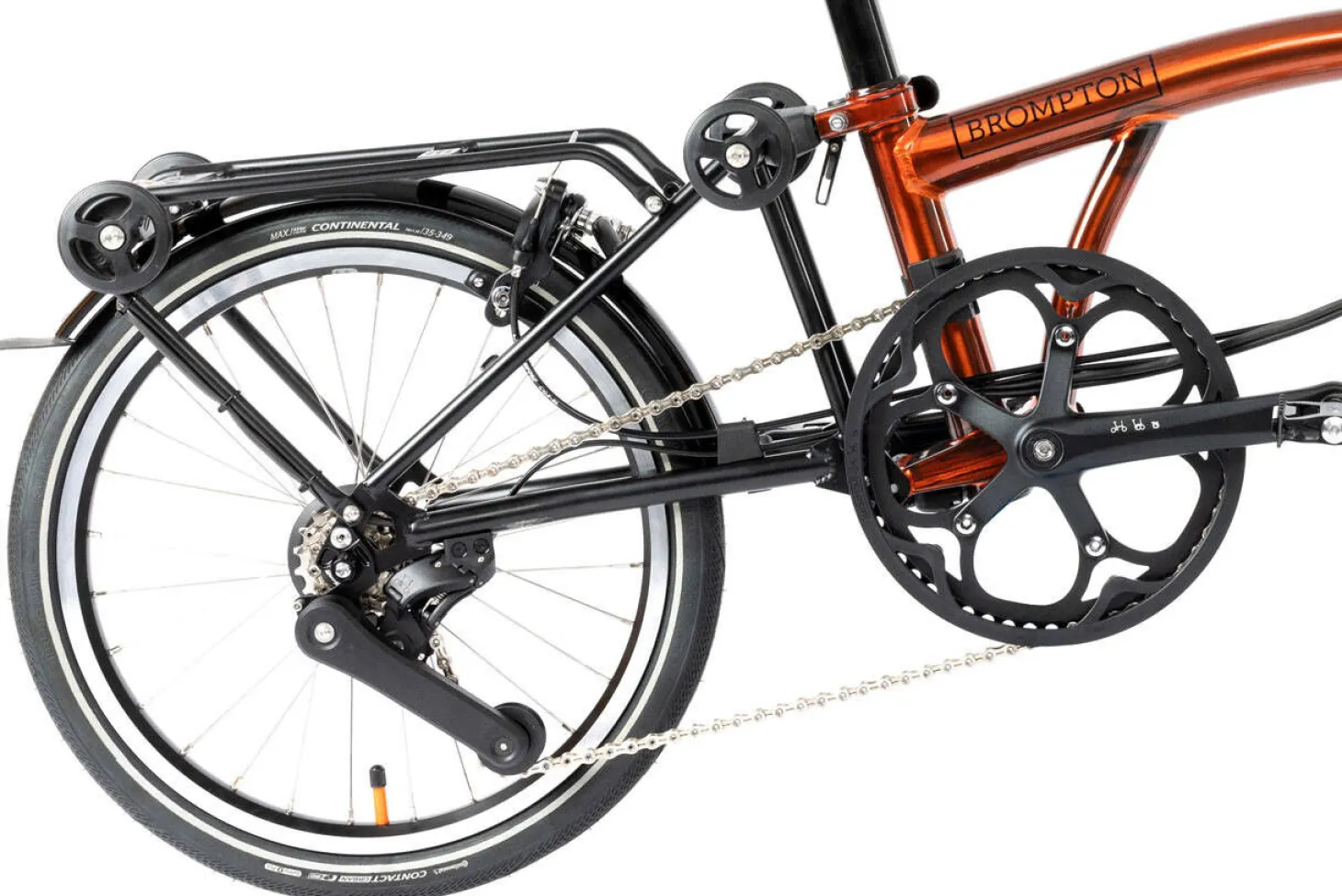 Faltbares E-Bike C LINE ELECTRIC FLAME LACQUER