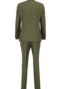 Herren Anzug Schurwolle mit Seide L-HARVERS Slim Fit