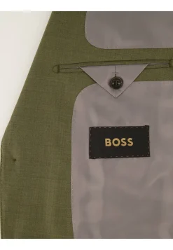 Herren Anzug Schurwolle mit Seide L-HARVERS Slim Fit