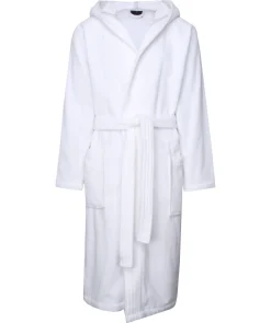 Herren Bademantel mit Kapuze