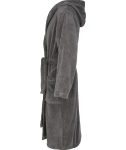 Herren Bademantel mit Kapuze