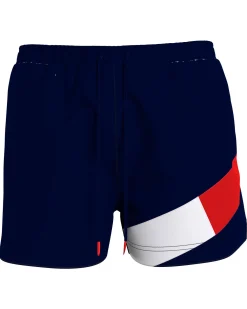 Herren Badeshorts mittellang Slim Fit