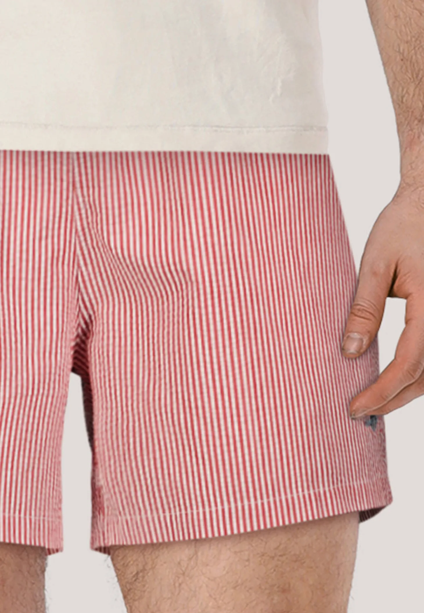 Herren Badeshorts SEERSUCKER SWIM SHORTS