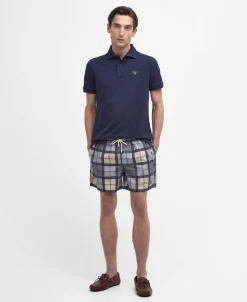 Herren Badeshorts STAPLE TARTAN SWIM SHORT