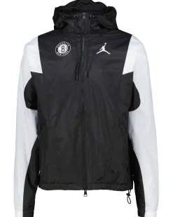 Herren Basketballjacke NBA BROOKLYN NETS COURTSIDE