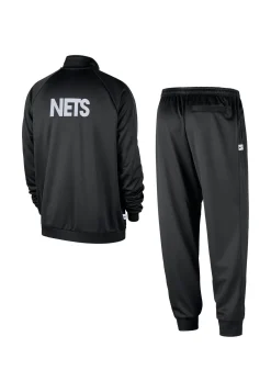 Herren Basketball-Trainingsanzug NBA BROOKLYN NETS CLUB COURTSIDE