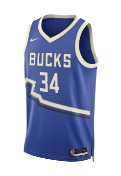 Herren Basketballtrikot NBA GIANNIS ANTETOKOUNMPO MILWAUKEE BUCKS 2024/25 City Edition