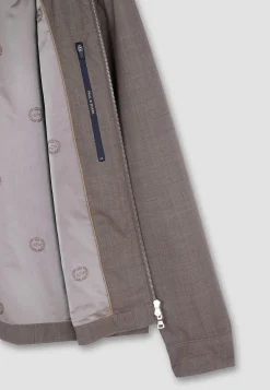 Herren Blouson aus Schurwolle mit Seide Regular Fit