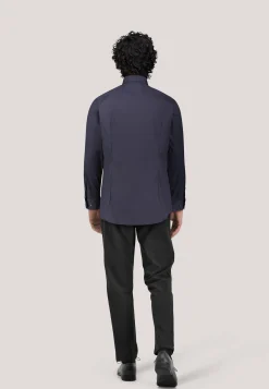 Herren Businesshemd Popeline mit Stretch L-HAYS Slim Fit