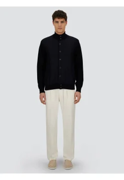 Herren Cardigan aus Baumwoll-Kaschmir-Mischung