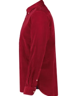 Herren Cordhemd FLEX SOLID Regular Fit