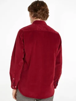 Herren Cordhemd FLEX SOLID Regular Fit