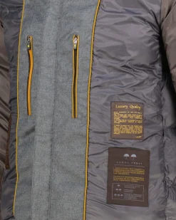 Herren Daunenjacke BRETT-LL mit Schurwolle