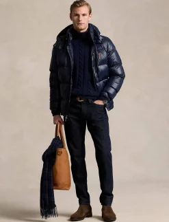 Herren Daunenjacke mit Kapuze