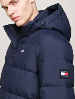 Herren Daunenjacke mit Kapuze ESSENTIAL Regular Fit