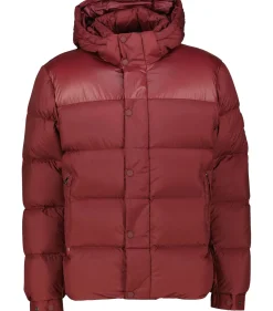 Herren Daunenjacke mit Kapuze MIX DOWN PUFFER Regular Fit