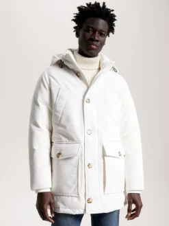 Herren Daunenjacke mit Kapuze ROCKIE NON FUR DOWN PARKA