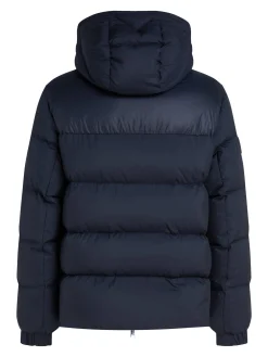 Herren Daunenjacke mit Kapuze MIX DOWN PUFFER Regular Fit