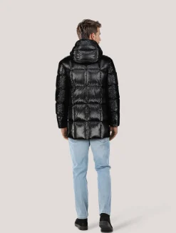 Herren Daunenmantel mit Kapuze TIVERTON