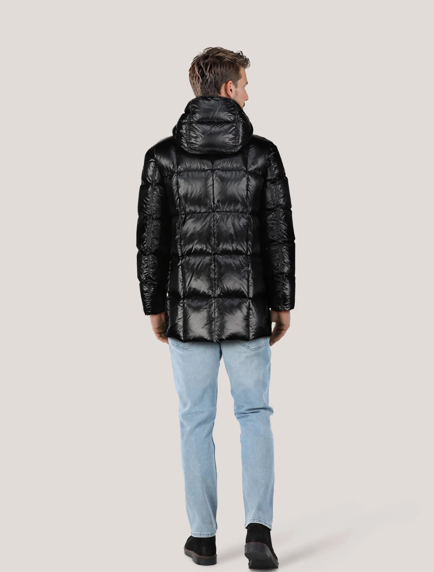 Herren Daunenmantel mit Kapuze TIVERTON